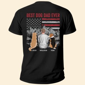 Best Dog Dad Ever - PersonalizedOne Size Shirt